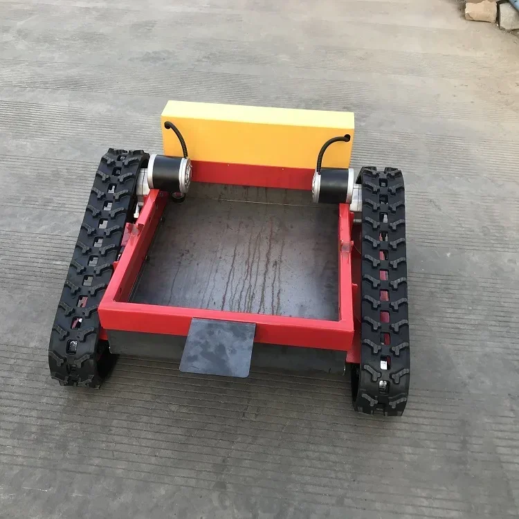 Tracked Chassis Robot Enhanced Tractor Rubber Tracked Robot Tank Chassis Tracked Robot Vehicle