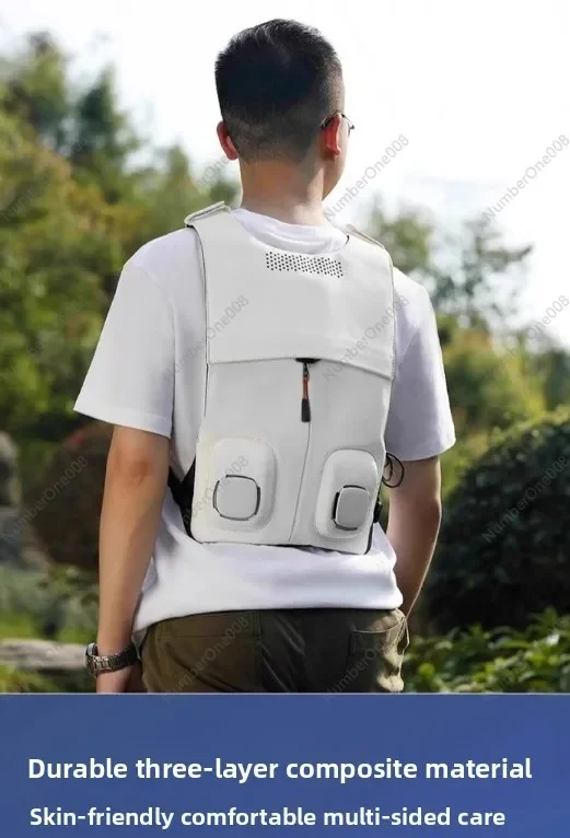 Semiconductor Cooling Vest Air Conditioning Clothing Portable Cooling Pad Outdoor Sun Protection Gear
