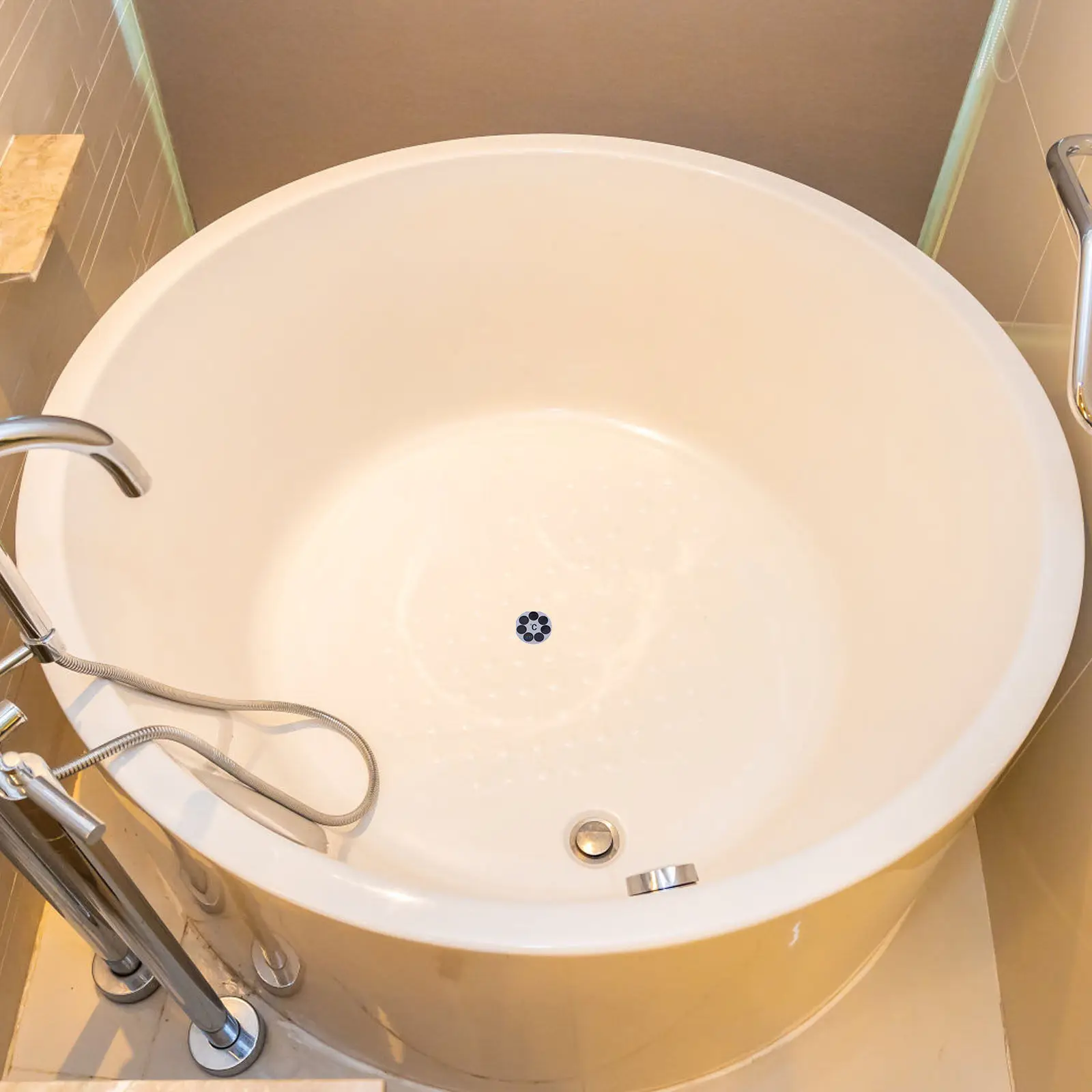 

Набор из 8 круглых термометров-наклеек для ванны с ЖК-дисплеем для безопасного контроля температуры воды для детей