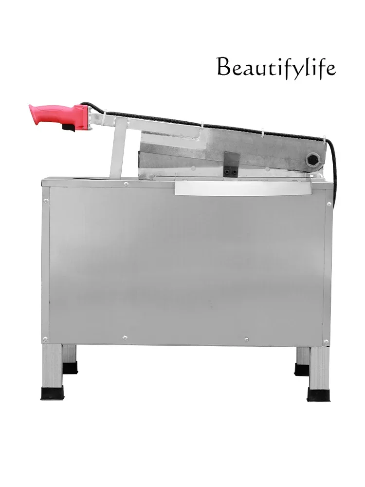 

Electric guillotine bone cutting machine Automatic commercial household frozen beef ribs Hydraulic bone cutting machine