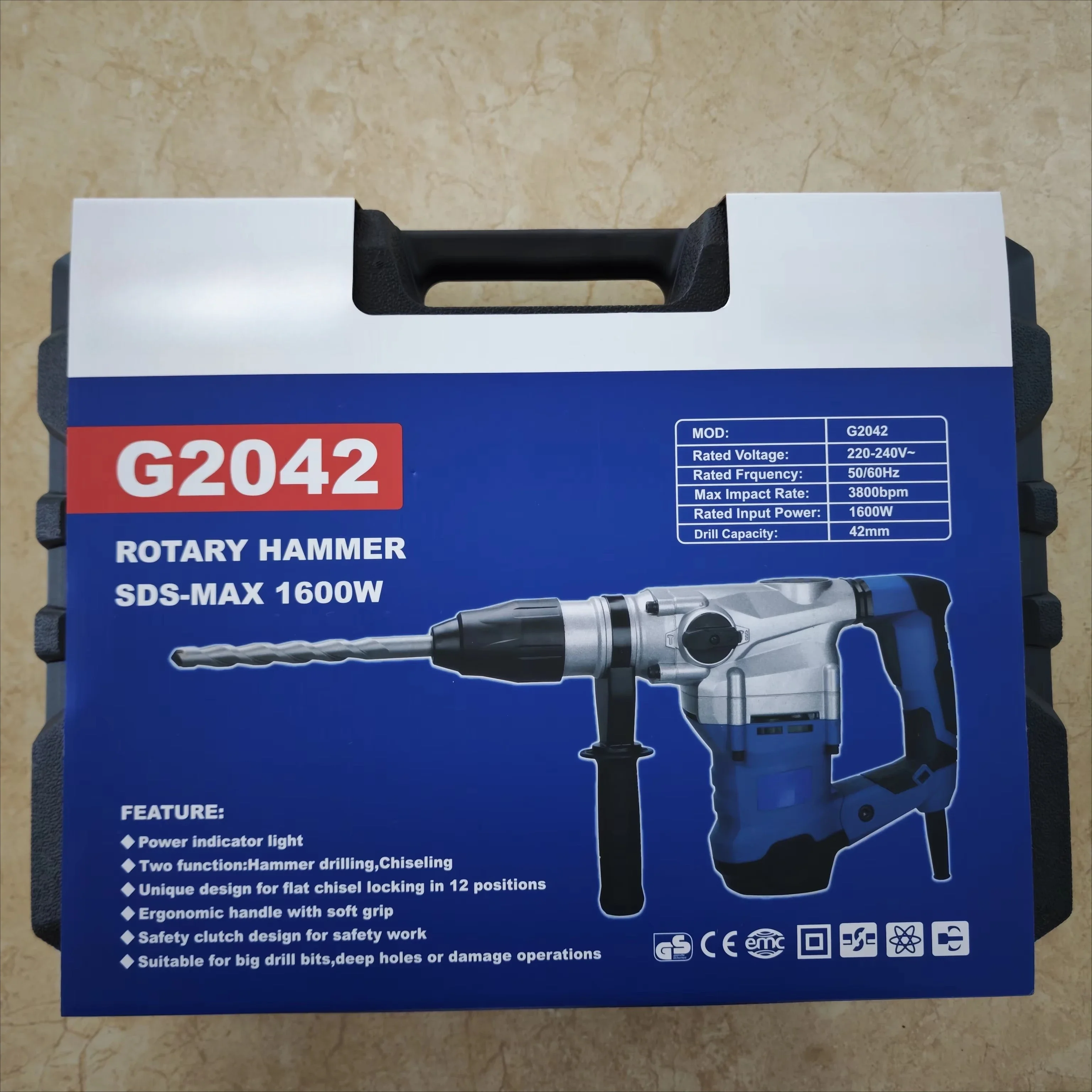 # for 1600W 42mm Heavy Duty SDS-MAX Two Function Rotary Hammer SDS MAX