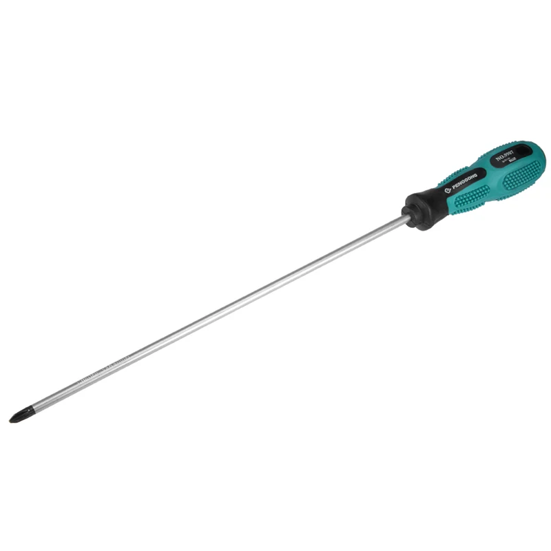 Uxcell #2 Phillips Screwdriver Magnetic Screwdrivers Bits 12 Inch Round Shaft Non Slip Comfortable Handle Non-Slip Hand Tools