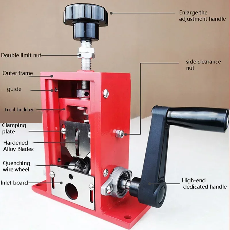 New Small Manual Electric Wire Stripping Machine Scrap Copper Waste Cable Peeling And Peeling Machine Wire Peeling Machine