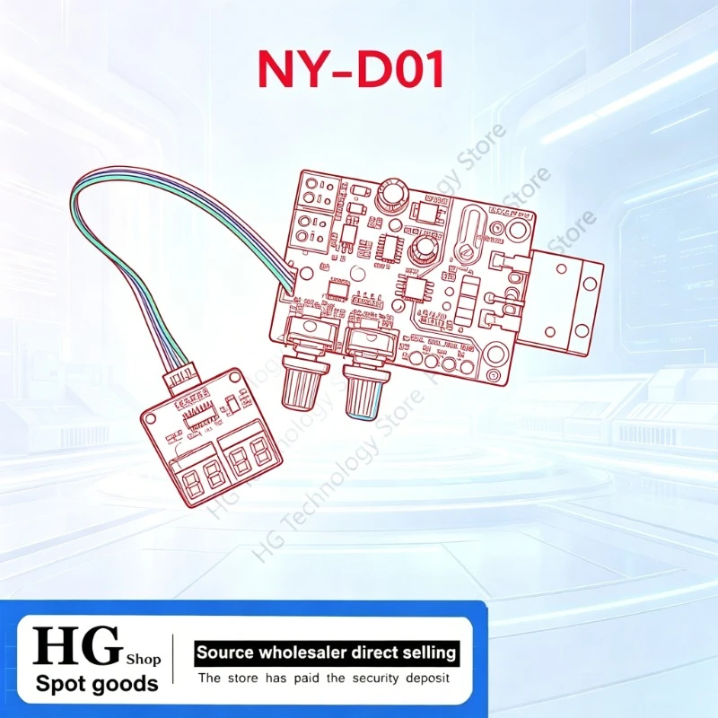 NY-D01 Control Board 40A/100A For  Spot Welding Machine DIY Control Board Welder Panel Adjust Time Current Digital