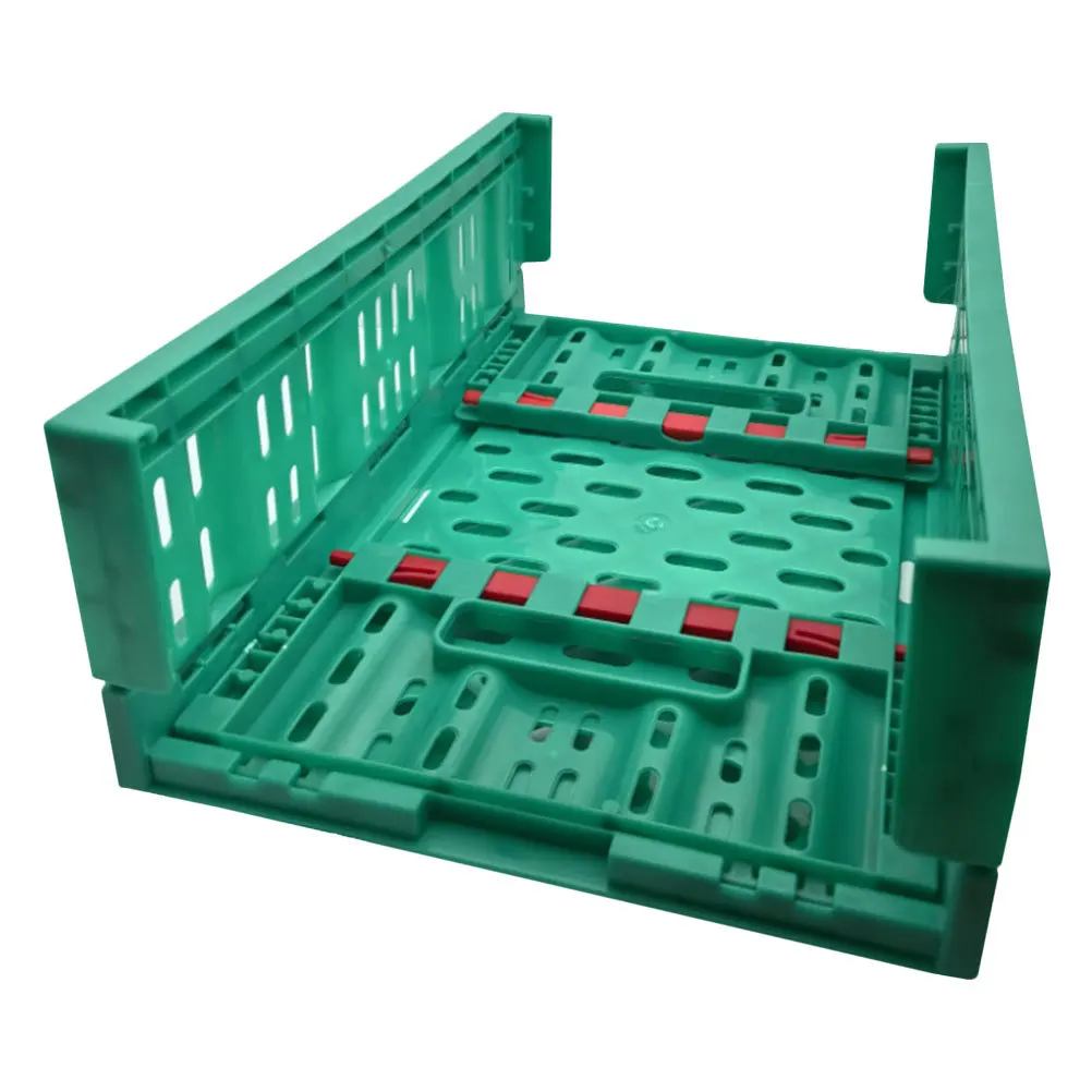 

Collapsible Storage Box Foldable Basket Large Capacity Multifunctional Fruit Vegetable Organizer Breathable Plastic Crate
