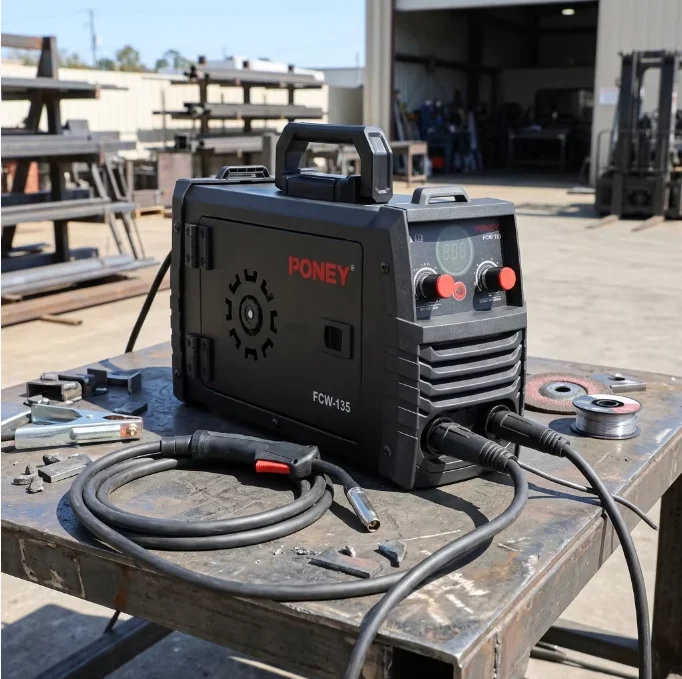 Factory Wholesale Portable Welding Machine Synergic MIG 120 FCW/MMA/TIG Lift 3-in-1 Gasless Without Gas Stainless Steel