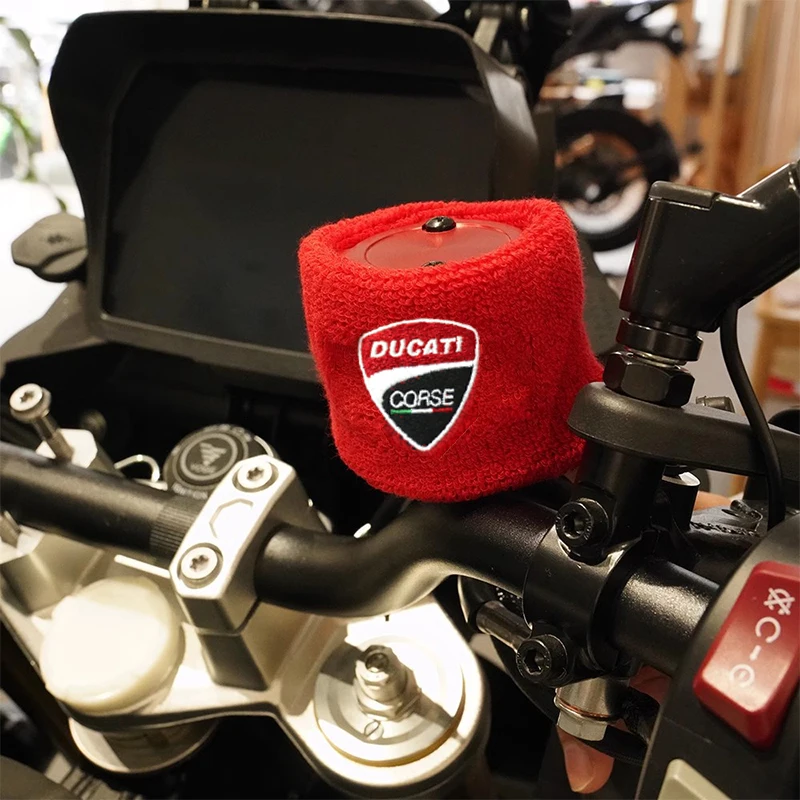 Motorcycle Fluid Reservoir Cover Oil Cup Sock For Ducati Monster 400 620 695 696 750 795 796 821 937 Multistrada 950 1000 1100