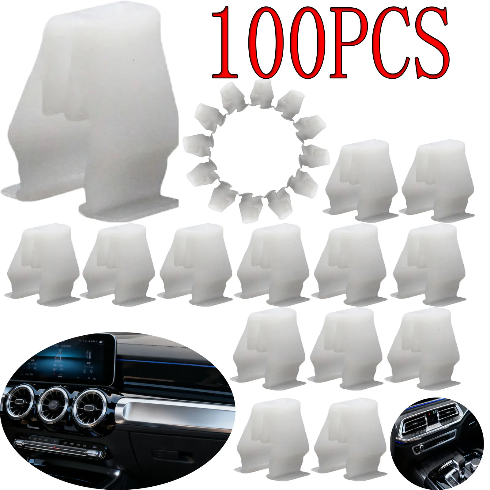 

5-100PCS Car Dashboard Clip And Center Console Navigation Interior Panel Fastener For Honda Fit Accord Civic City CRV Odyssey