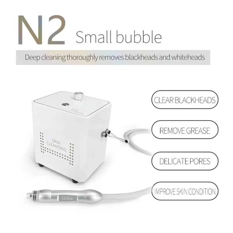 YTYINN2 جهاز تنظيف الفقاعات الصغيرة للرؤوس السوداء وحب الشباب، جهاز تجميل فقاعات الأكسجين، تنظيف الوجه وإدارة العناية #2