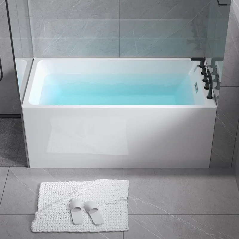 Small square cylinder multi-size width 0.7 B & B thermal insulation deep bubble small Japanese bathtub