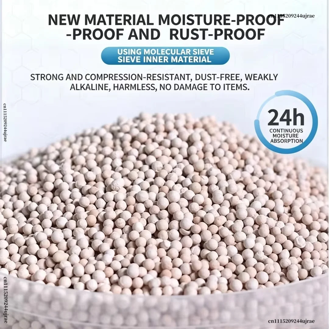 High Quality 3a 4a 5a 13x Zeolite Molecular Sieve Desiccant Drying Beads 3-5mm Dehumidification Moisture Proof Desiccant