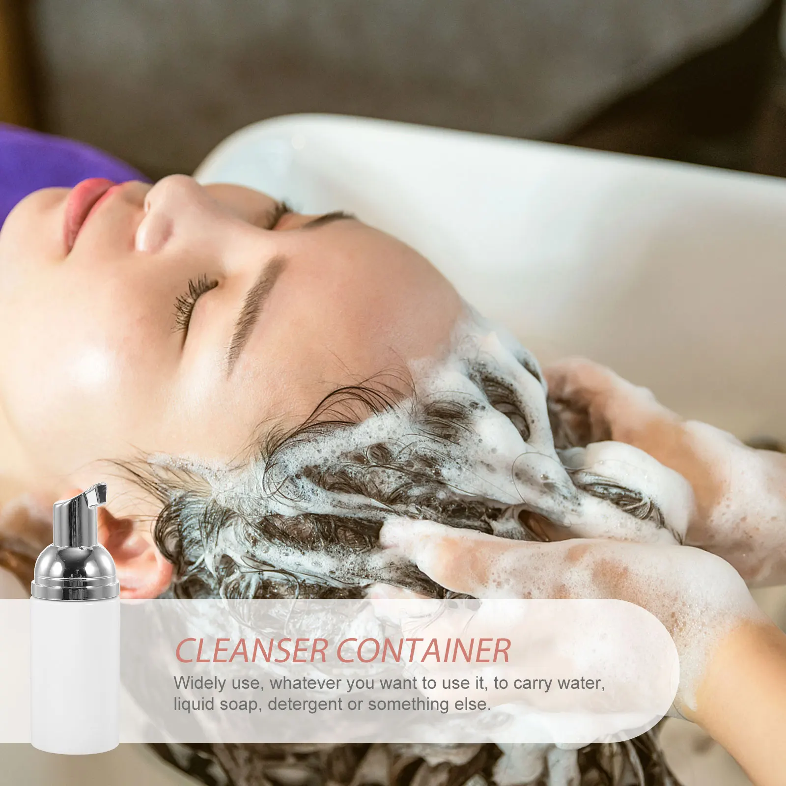 

6 Pcs Foam Bottle Shampoo Foam-making Bootle Liquid Makeup Pump Container Travel