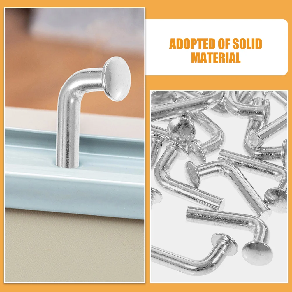 50 Pcs Shelves Accessories J Clips Hook Trailer Pallet Rack Racking Drop Pin Steel Bolts Heavy Duty Hooks