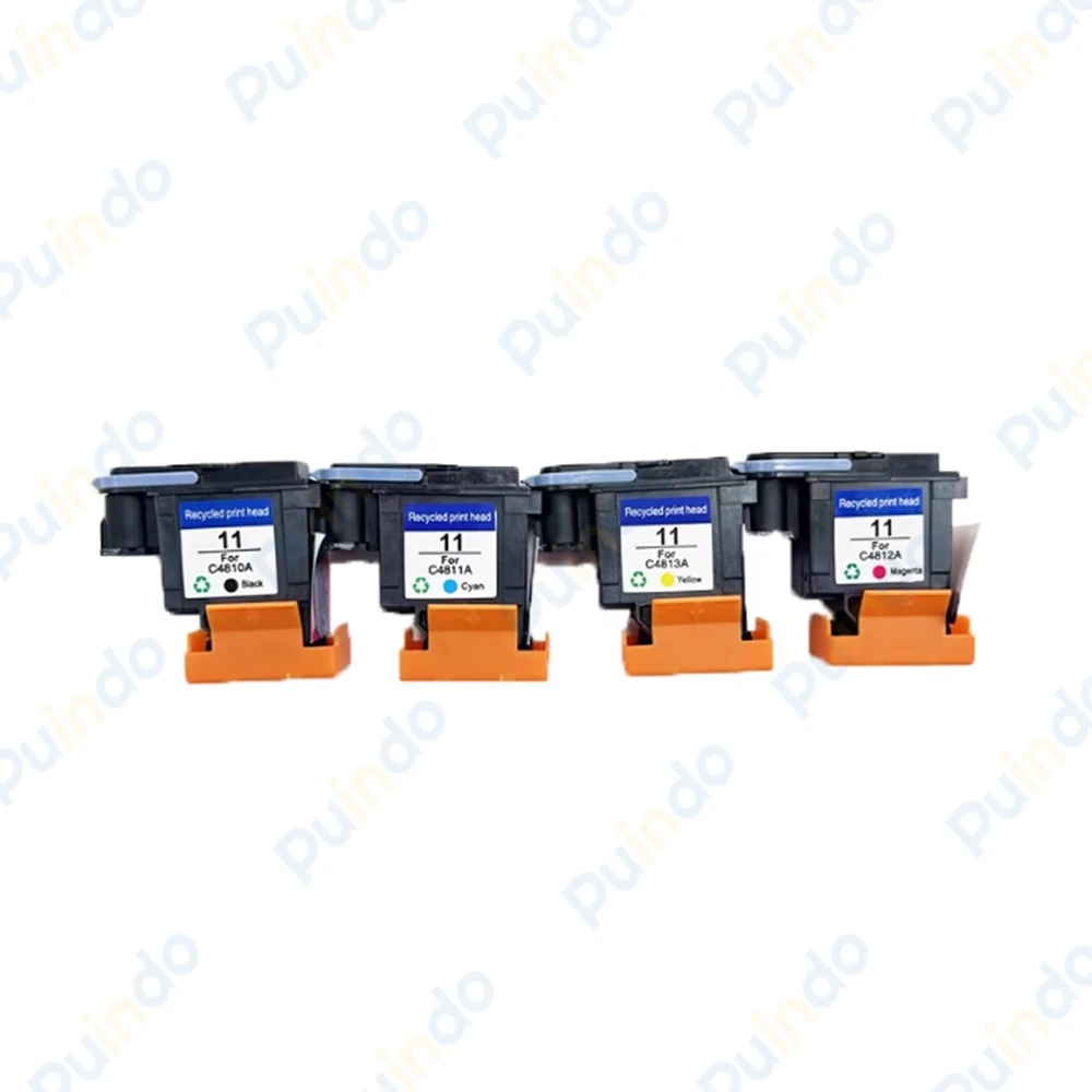 1Set4PCS Compatible C4810A C4811A C4812A C4813A HP 11 Printhead for HP Business Inkjet 1000 1100 1100dtn 1200 1200d 500 510 800