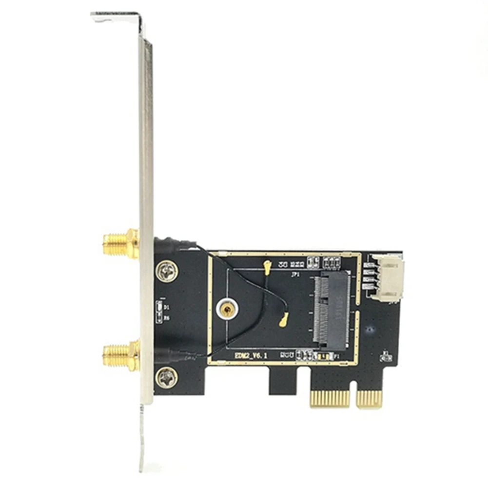 بطاقة محول بطاقة الشبكة NGFF M.2 إلى PCIE بطاقة محول PCIE تدعم بطاقة الشبكة اللاسلكية NGFF M.2