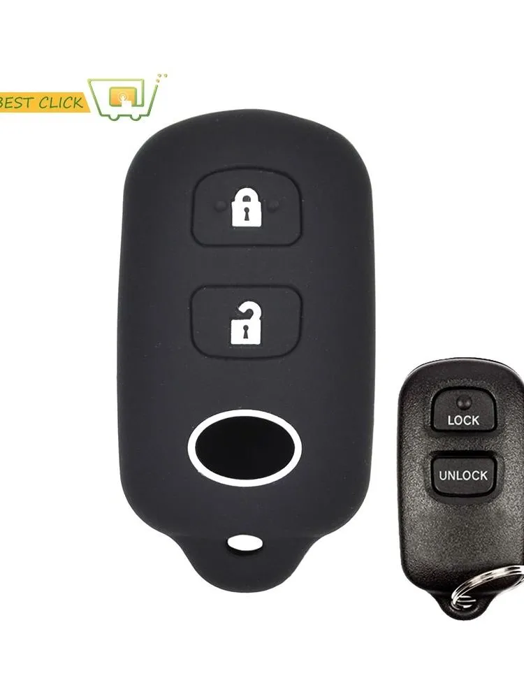 Silikonowe etui na klucze do Toyoty FJ Cruiser Highlander 4Runner Celica Camry Corolla Echo Keyless Fob Shell Holder Protector — zdjęcie 2