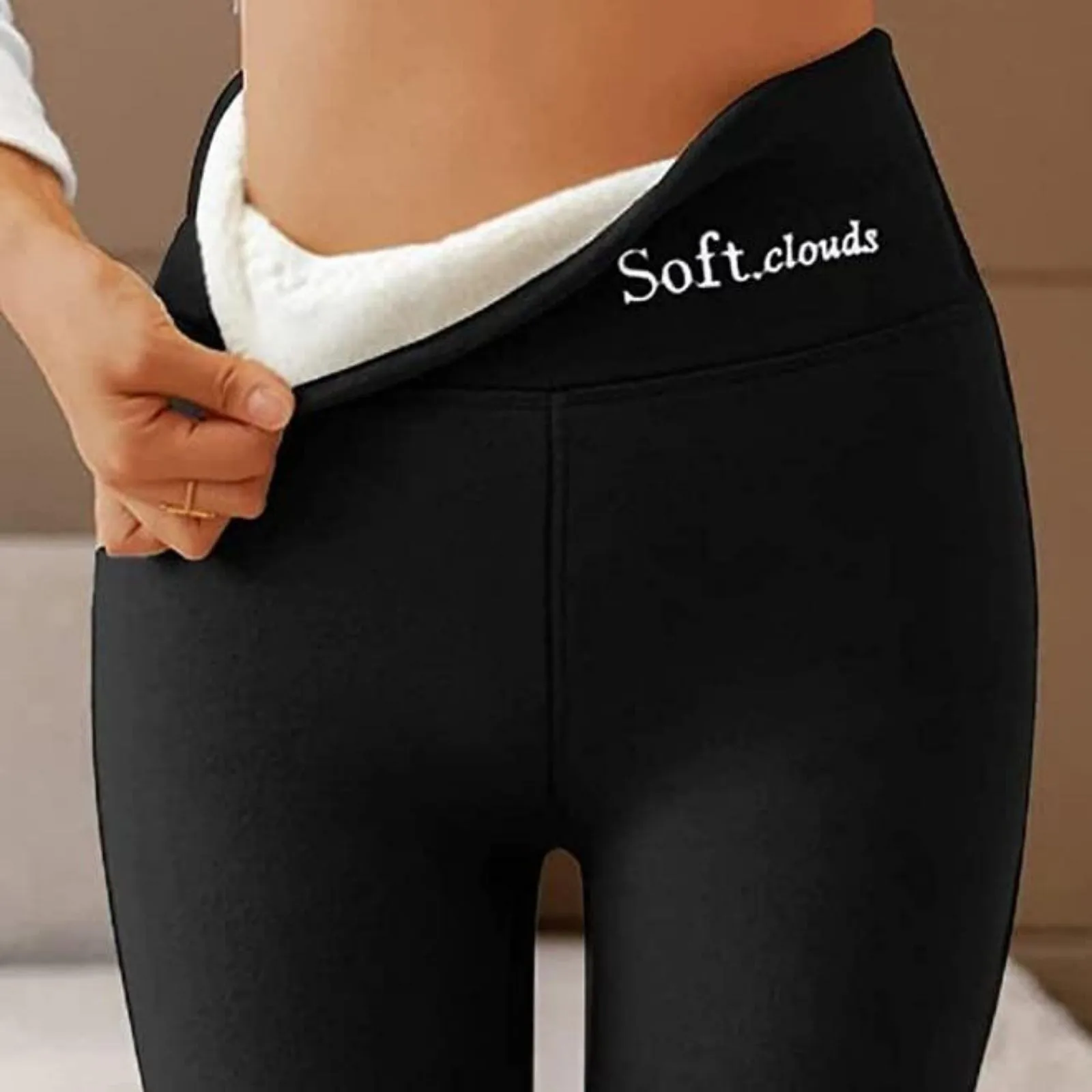Winter Warmer Leggings Women Ladies Thermal Pants Pantyhose Socks Velvet Tights Elastic Thicken Stocking Fleece Lined Underwear