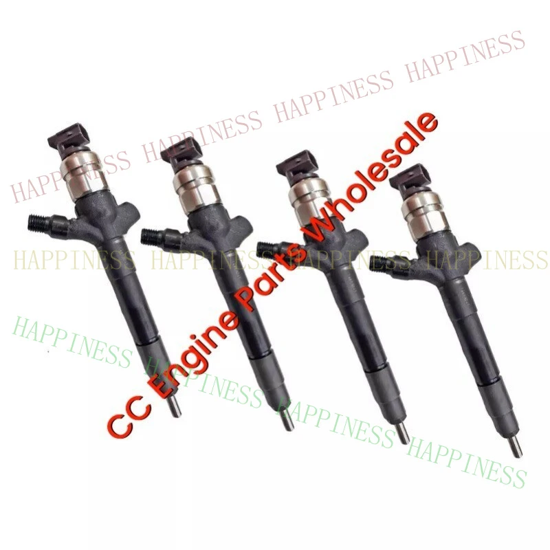 RN+    4pcs Fuel Injector for Denso Mitsubishi L200 4D56 Euro4 095000-5600 1465A041