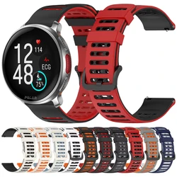 22mm Strap for POLAR Vantage M3 M2 M V3 V2 Watchband for POLAR Grit X Pro Titan Silicone Bracelets Replacement Sports Wristband