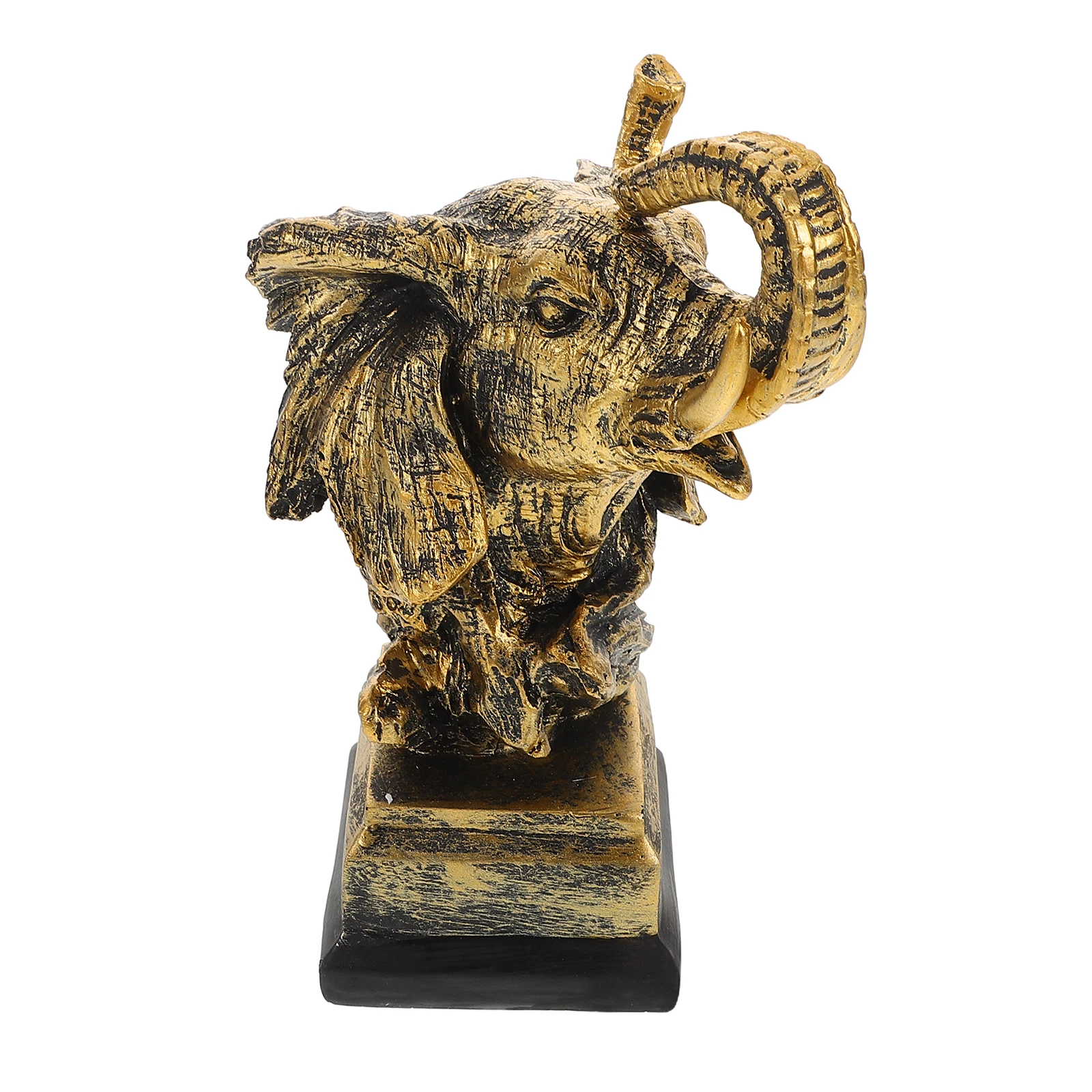 

Elephant Ornaments Figurines Decorative Statue Animal Decor Ornaments Home Office Decor Mini Model Sculptures