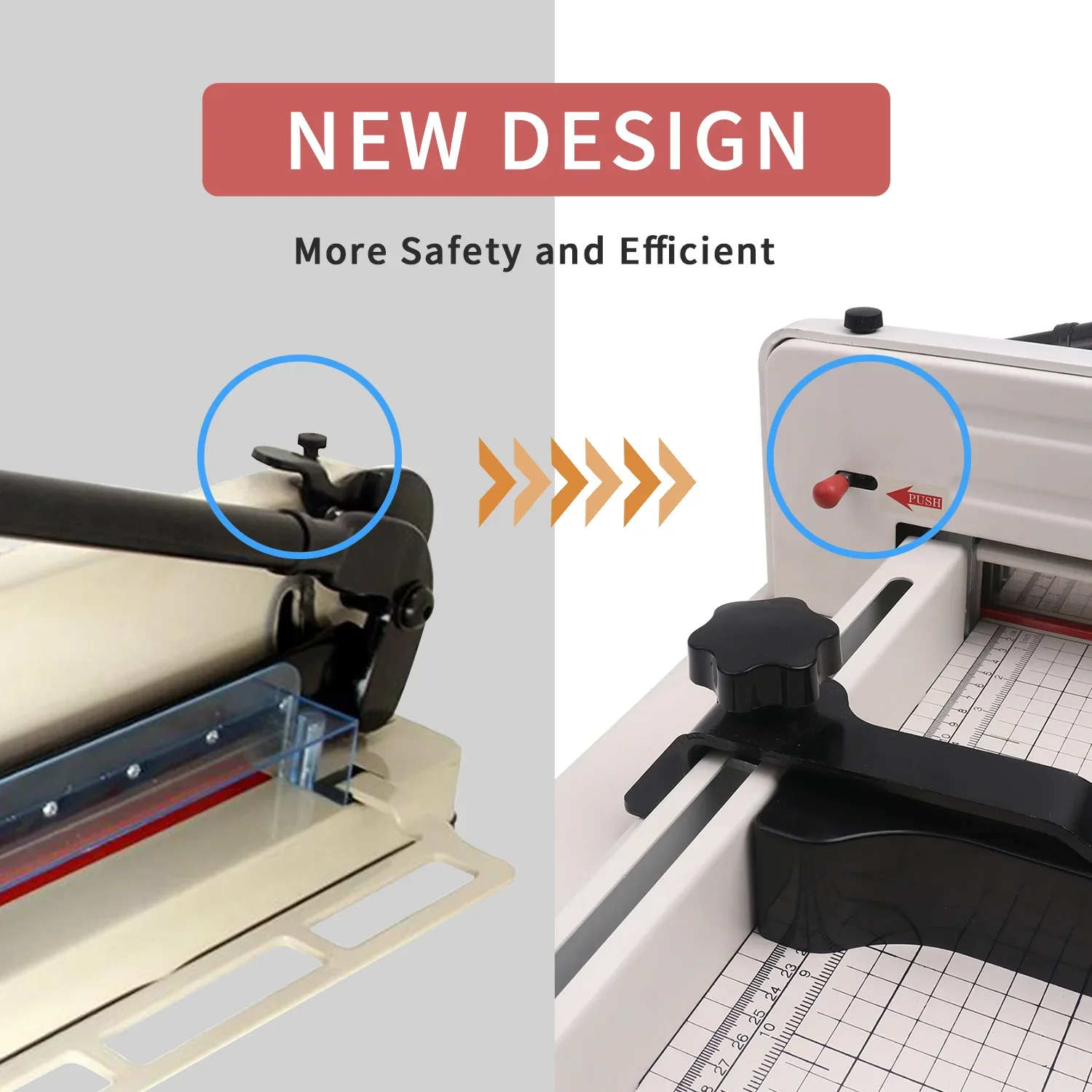 858 A4 Metal Guillotine Paper Trimmer Heavy Duty Manual Paper Cutter for Office Home