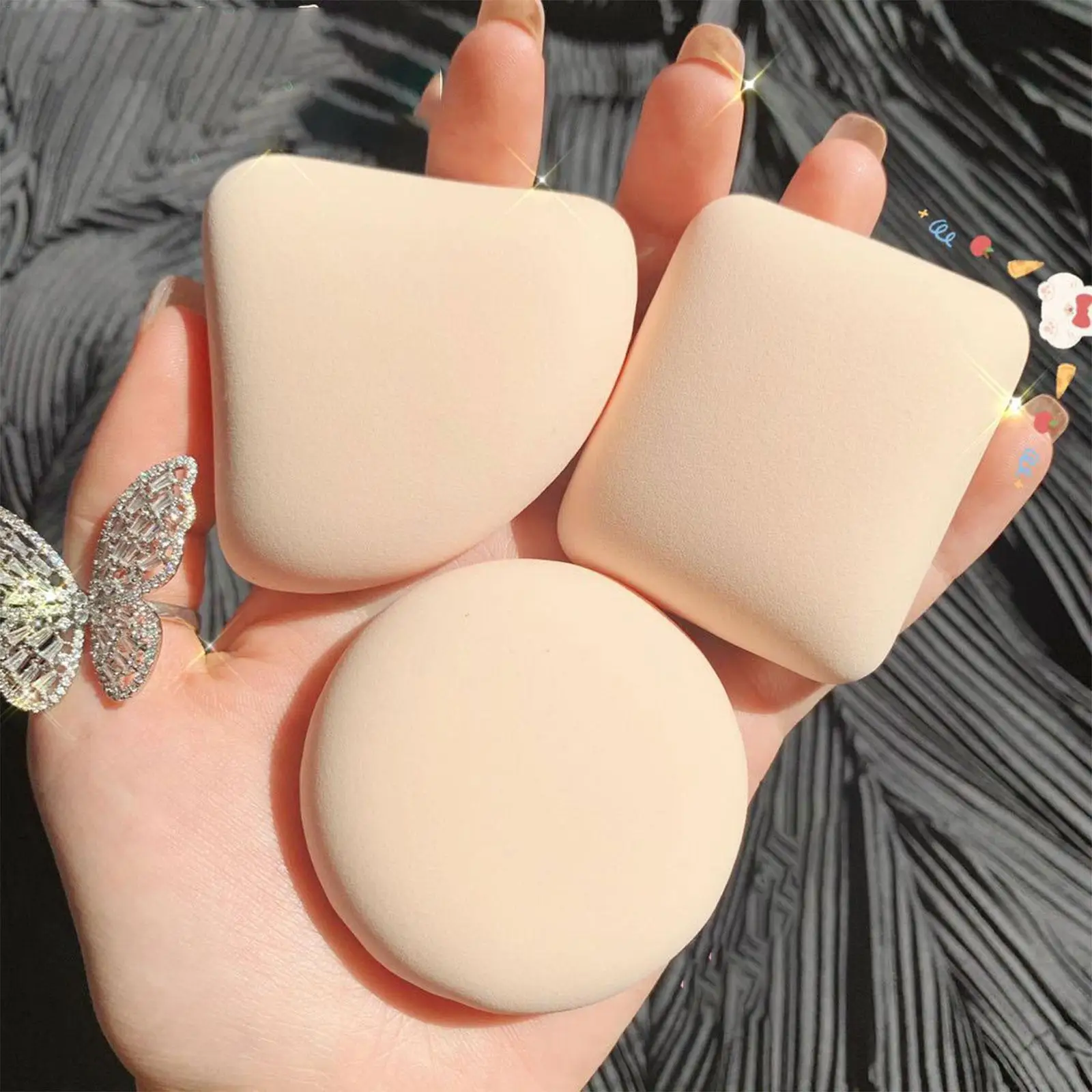 Superzachte Marshmallow Make-Up Spons Puff Droge Natte Dual-Use Sponzen Puff Air Cosmetisch Kussen Puff Tool Poeder Make-Up C6s9