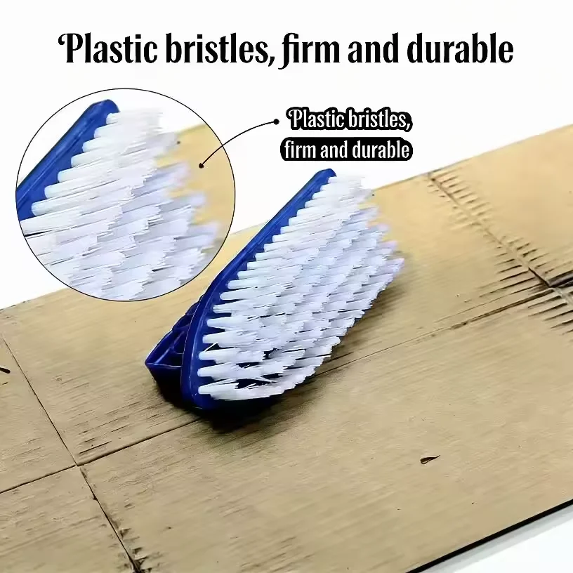Stiff Bristle Swimming Pool Brush Durable Scrubber for Pool Spa Hot Tub Cleaning Accessories