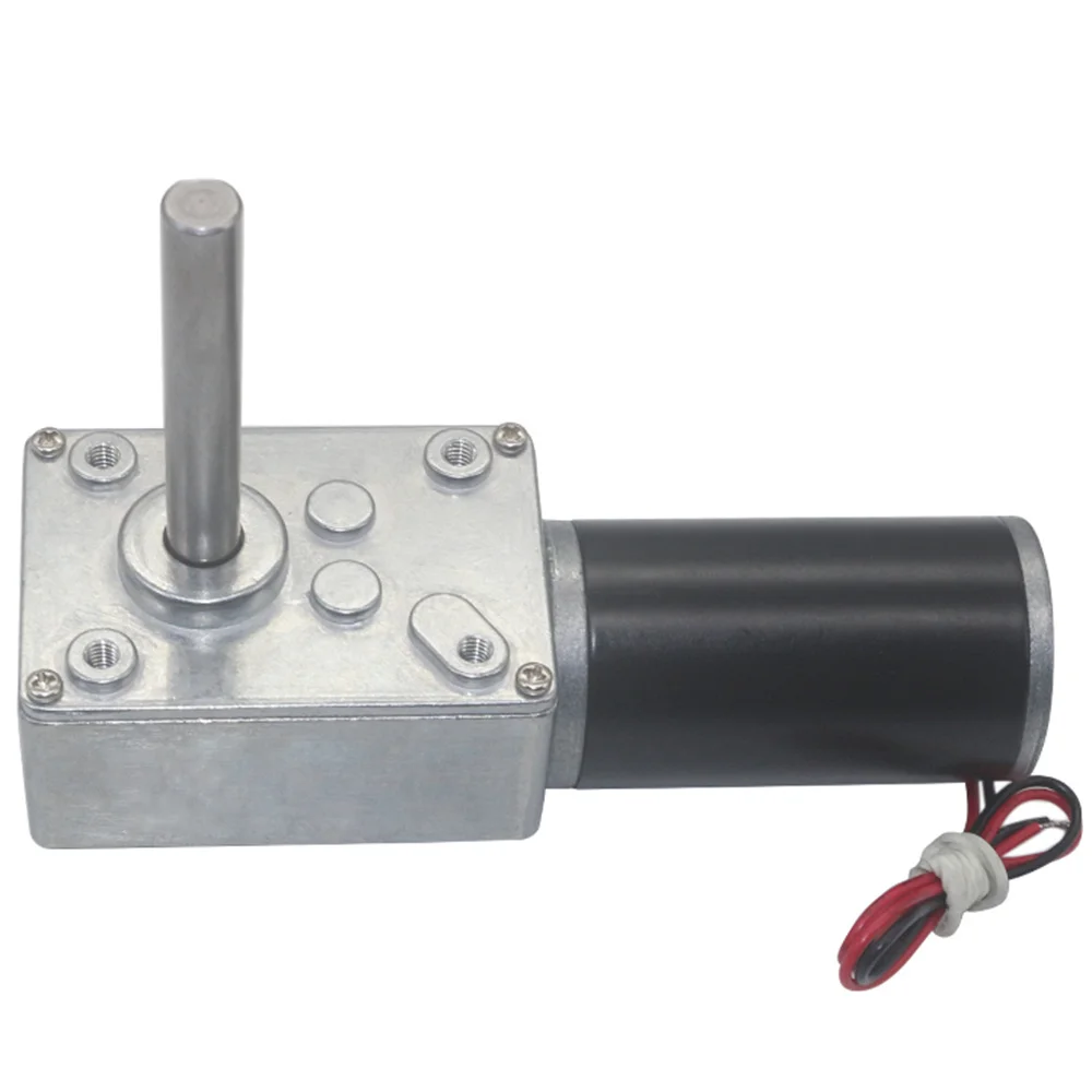 5840 31ZY DC 12V 24V Gear Reduction Motor 12-470RPM Worm Reversible Self Locking High Torque Geared Motor Gear Reducer Motor