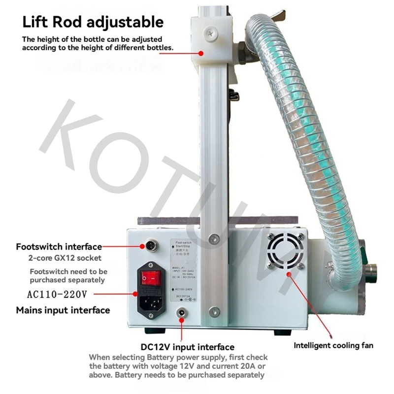 

20 г-10 кг умная машина для розлива меда, коммерческий шестеренный насос, управляющий входной насос для медовой жидкости, автоматический наполнитель, кухонный комбайн