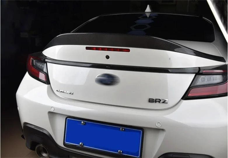 REAL CARBON FIBER REAR LIP WING TRUNK LIP SPOILER For Toyota GR86 ZA86 / Subaru BRZ 2021 2022 2023 2024