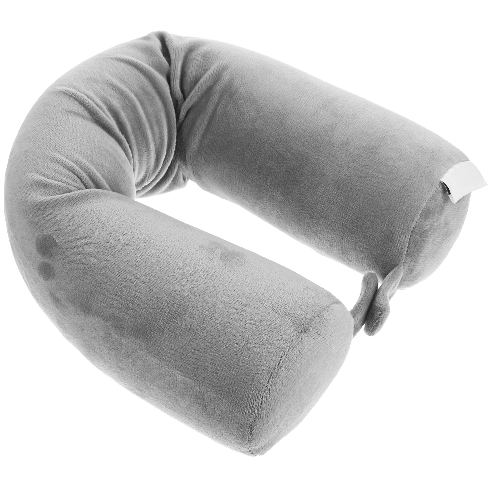 Neck Pillow Cervical Support Shaped Column Portable Office Grey Memory Foam U-shaped Versatile Ergonomic Design For Legs Back