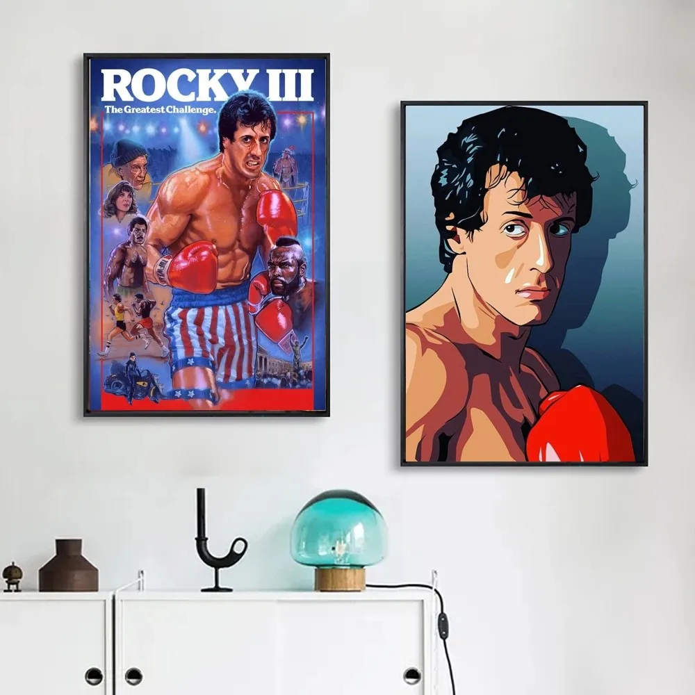 1pc Rocky Balboa Poster Poster Art Print Bar Living Room Furniture Decor