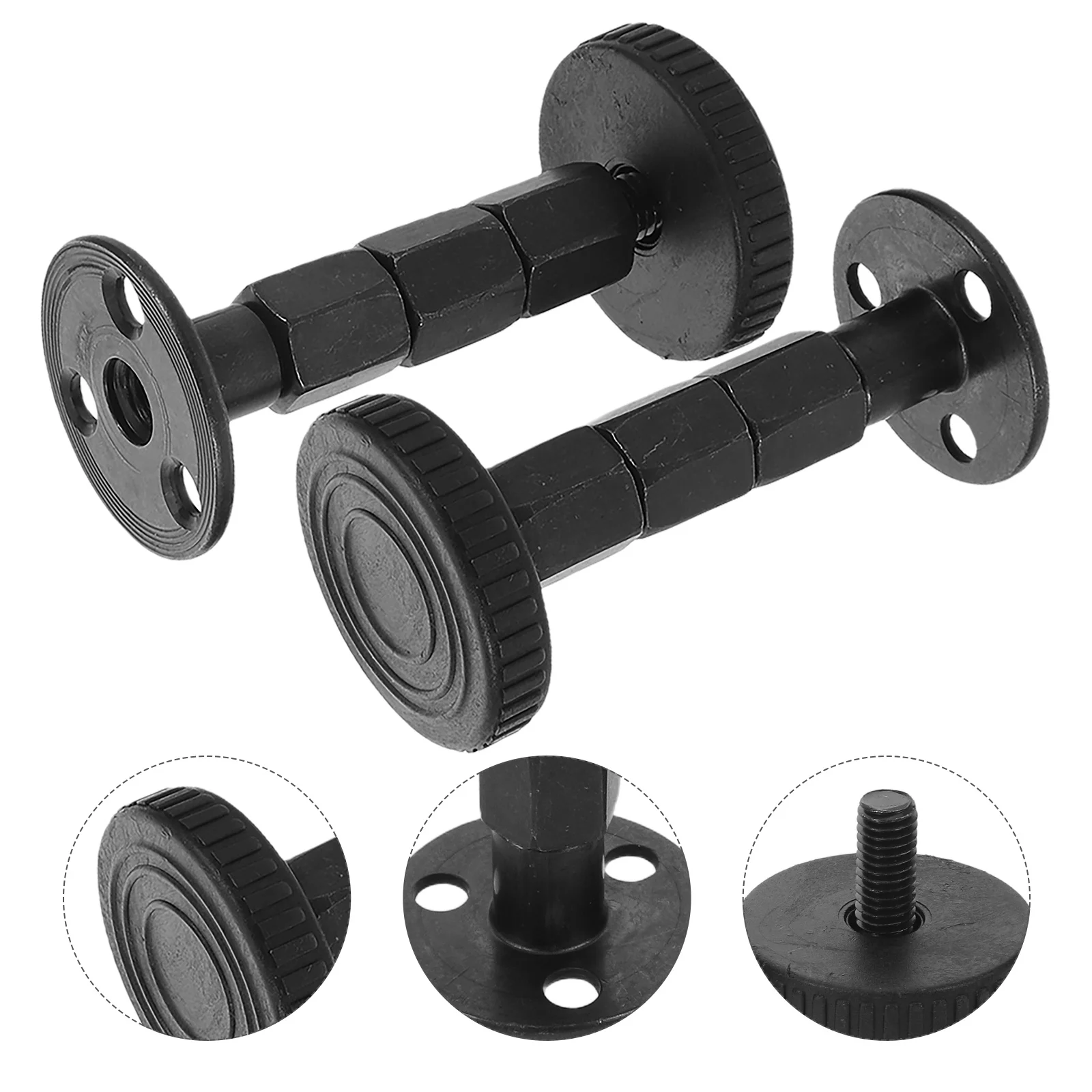 

1 set 1 Set Adjustable Bed Headboard Stabilizer 78-105Mm Black Anti-Shake Fixer For Bedroom Wall Protector Bed Frame Support