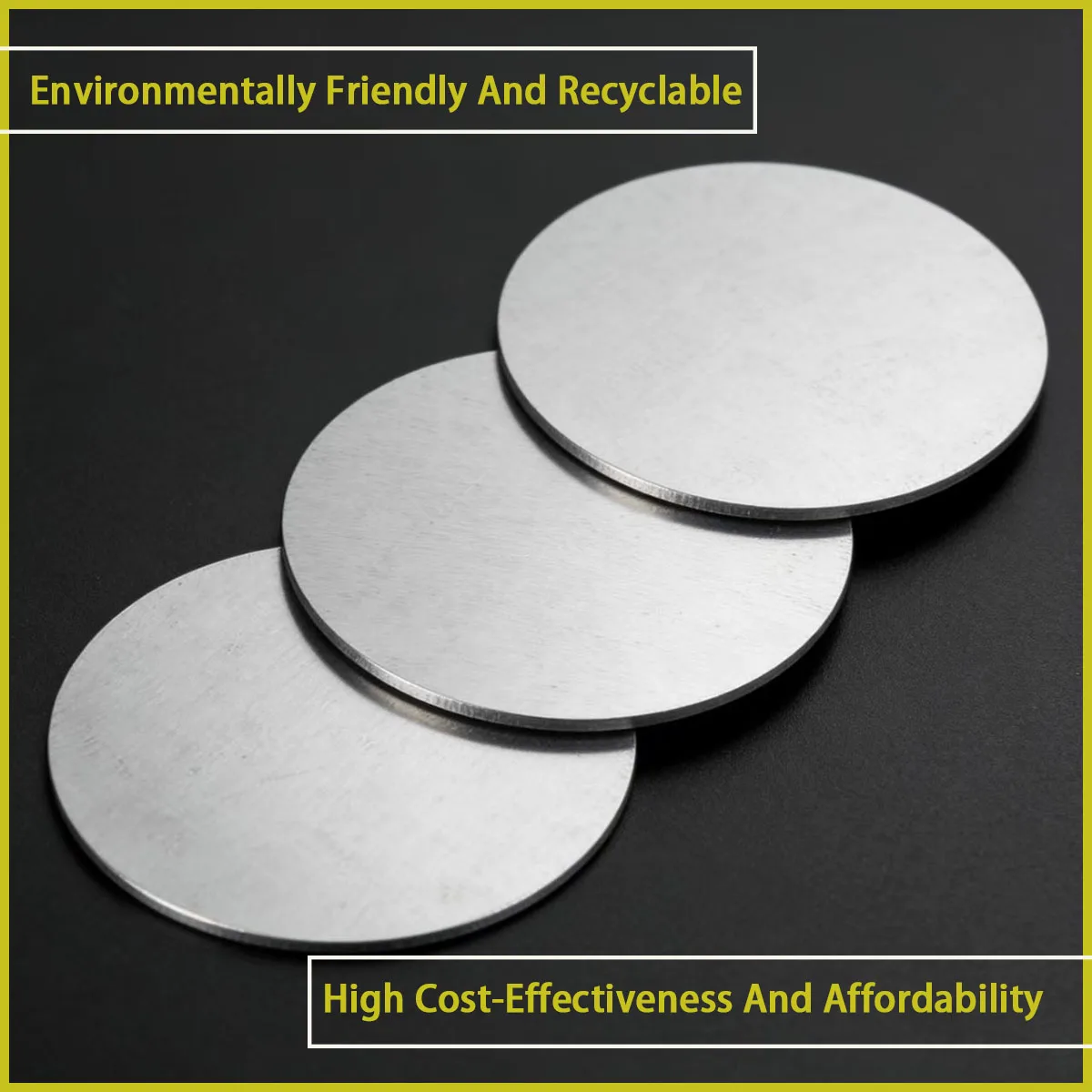 Carbon steel galvanized circular plate with a diameter of 50-90mm is used for mechanical parts, hardware products, hardware, etc
