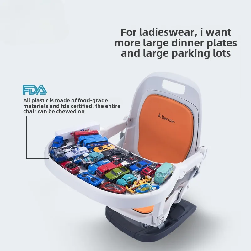 Sillas de comedor para niños, silla portátil multifuncional para asiento de bebé, silla plegable para comer, silla alta para alimentación de bebé