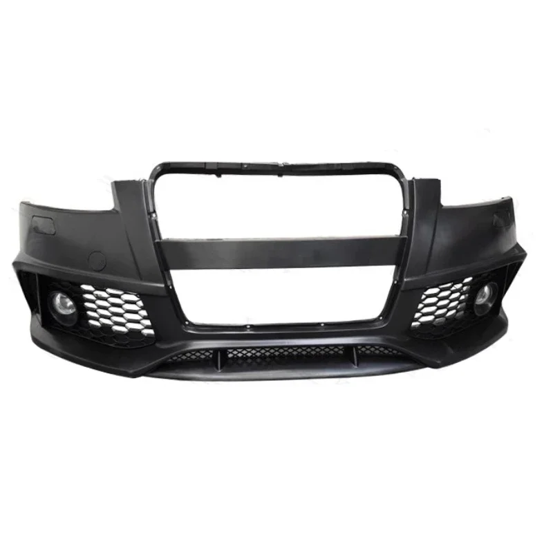 

PP Material Front Bumper Fog Lamp Grille for Audi A6 A6L 05-11 Modified to RS6 Style Body Kit Chrome Grill Car Accessories