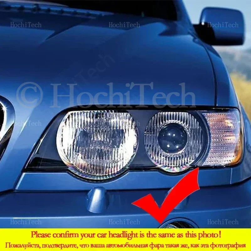 DTM Car-styling Multi-colored RGB App Control LED Rings Daytime Running Lights for BMW X5 E53 Pre-facelift 2000 2001 2002 2003