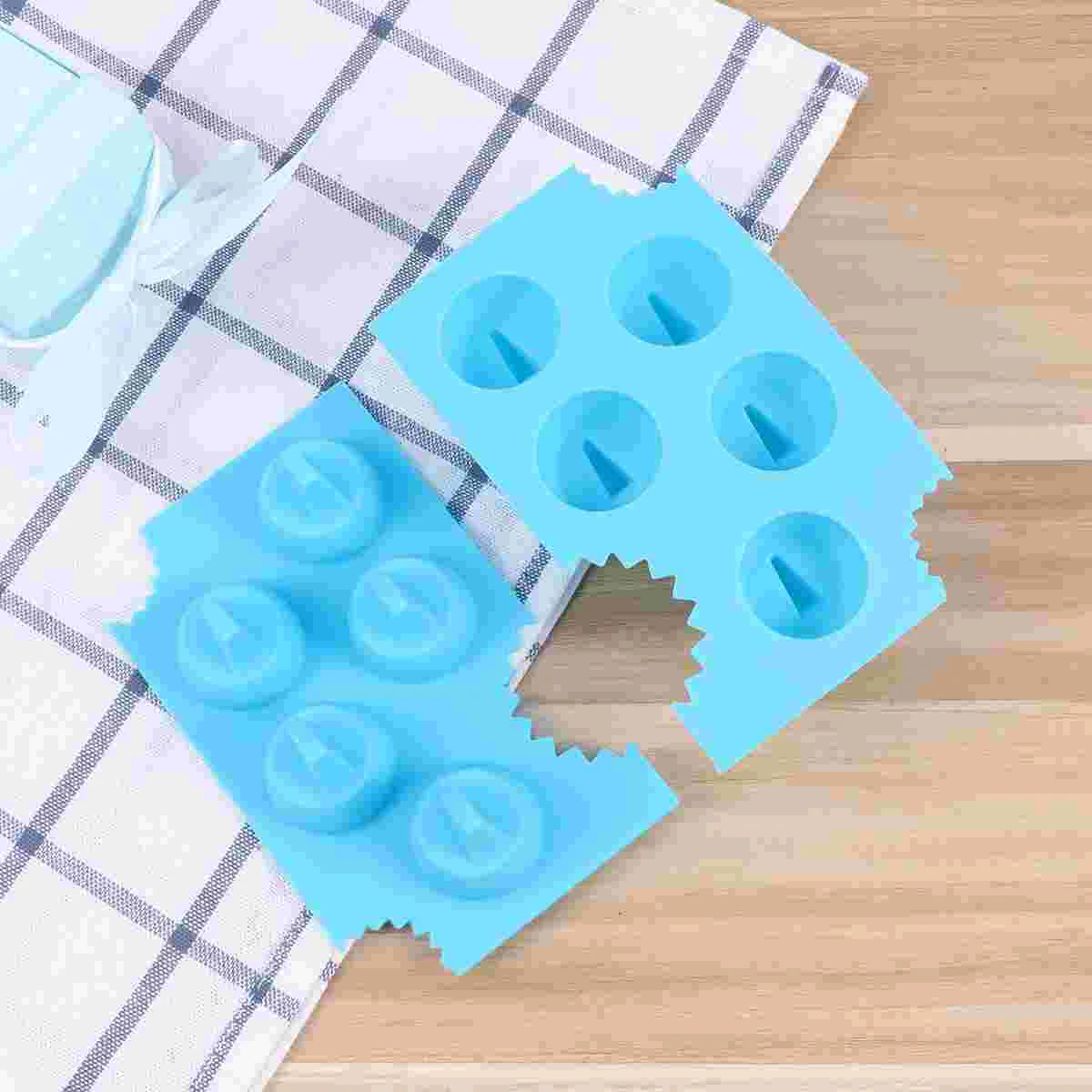 Silicone Shark Fin Ice Cube Tray DIY Ice Making Mold Creative Kitchen Accessories (Blue) ice cube trays