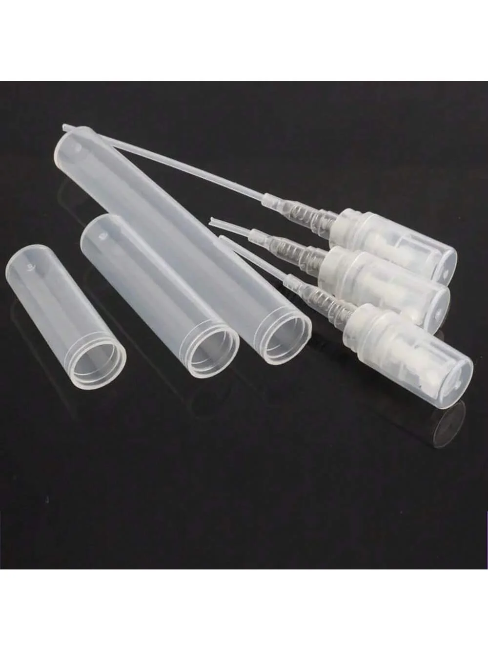 50/100/batch 2ml3ml5ml plastic snap bottle leakproof mini perfume bottle lightweight portable moisturizing spray bottle