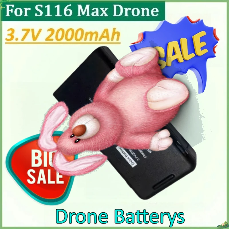 

New S116 3.7V 2000mAh for Max Drone Battery S116 RC Replacement S116 Max Remote control drone battery Intelligent Flight Battery