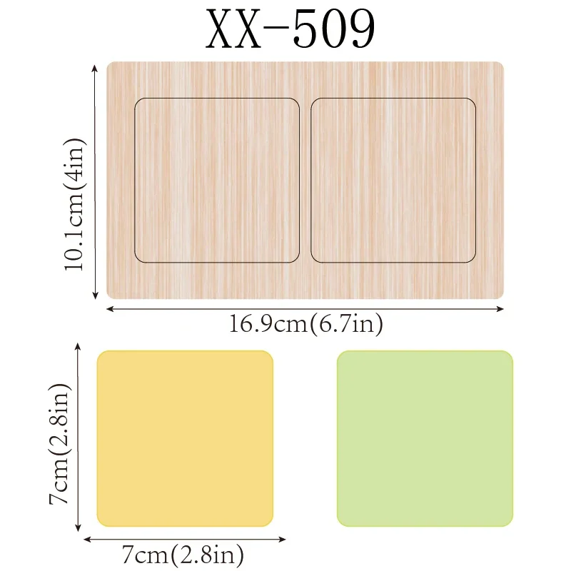 bow clips Scrapbook Wooden Cutting Dies for Christmas, Suitable for Most Machines, different sizes , 1 Pc