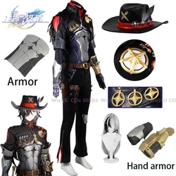 Game Honkai Star Rail Boothill Cosplay Costume Hat Gloves Armor Arm Prop Suits Boothill Wig Men Halloween Party Carniavl Props