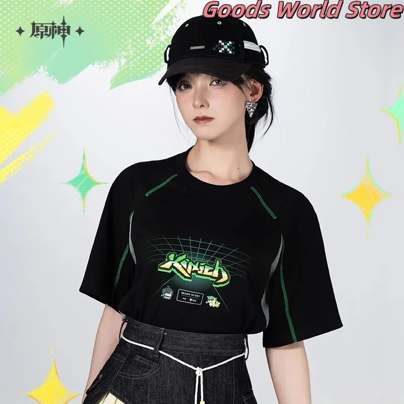 

Original Kinich T-shirt Mihoyo Genshin Impact Figure Kinich Cosplay Costume Anime Game Role Play Man Woman Clothes Half sleeve