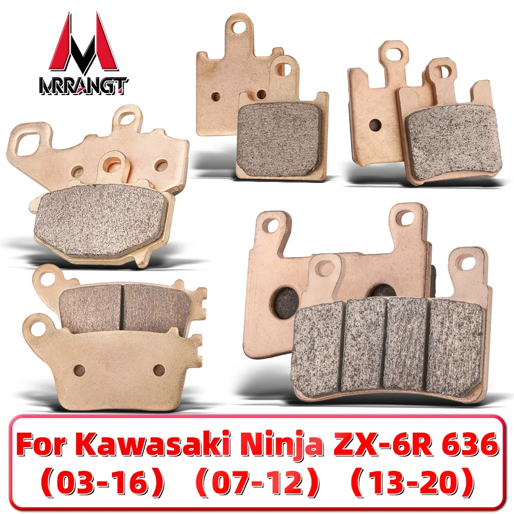 

MRRANGT Motorcycle Brake Pads Set For Kawasaki Ninja ZX-6R ZX6R 636 2003-2020 Sintered Metal Front and Rear Kit