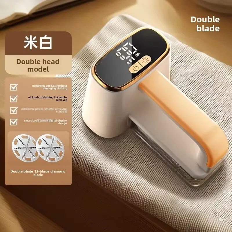 

Машинка для удаления катышков с ткани, двусторонняя, с USB-зарядкой и LED-дисплеем