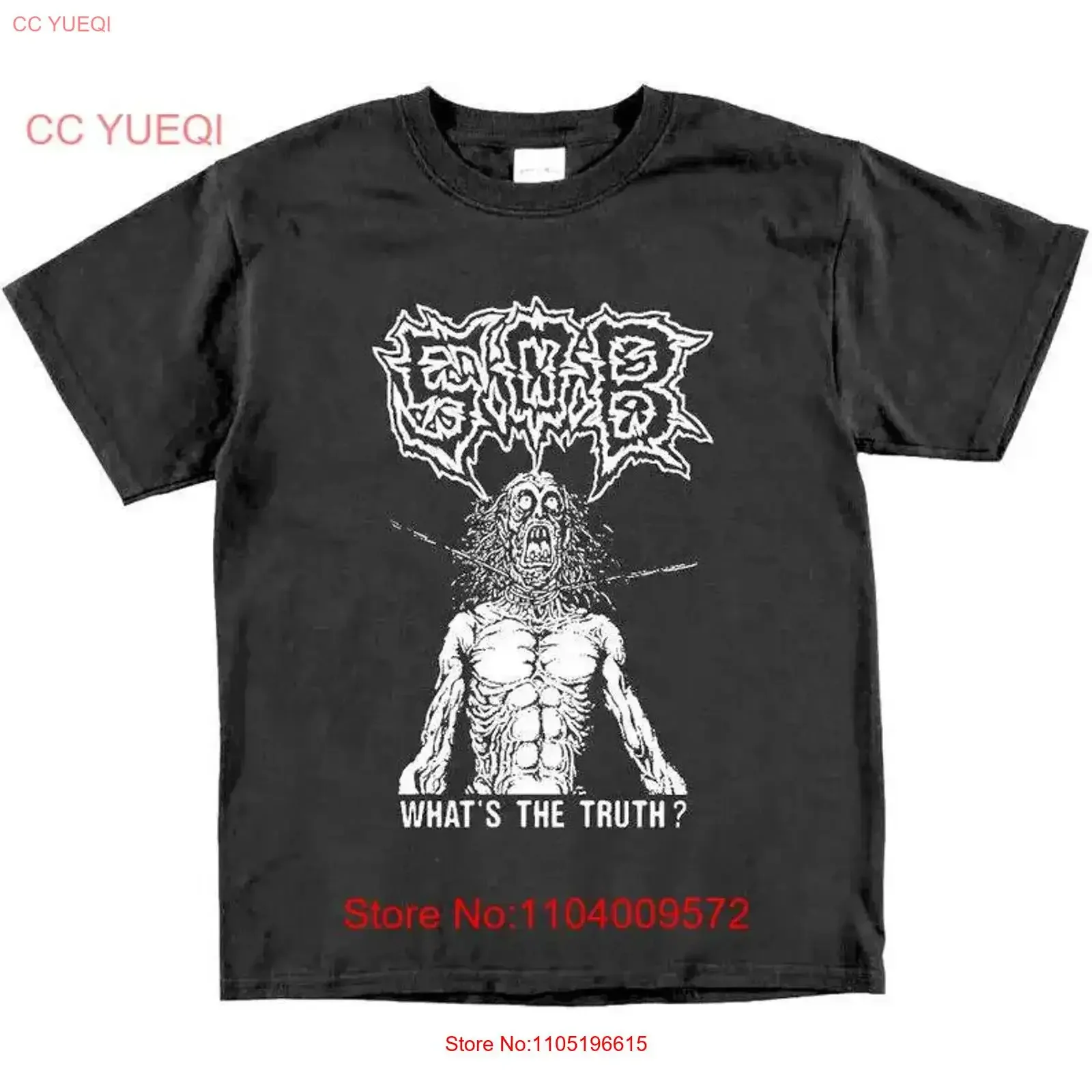 S O B What's The Truth T Shirt Vintage Grindcore Punk Assuck Heresy Gism Siege vintage Washed Soft Versatile Unisex fashion