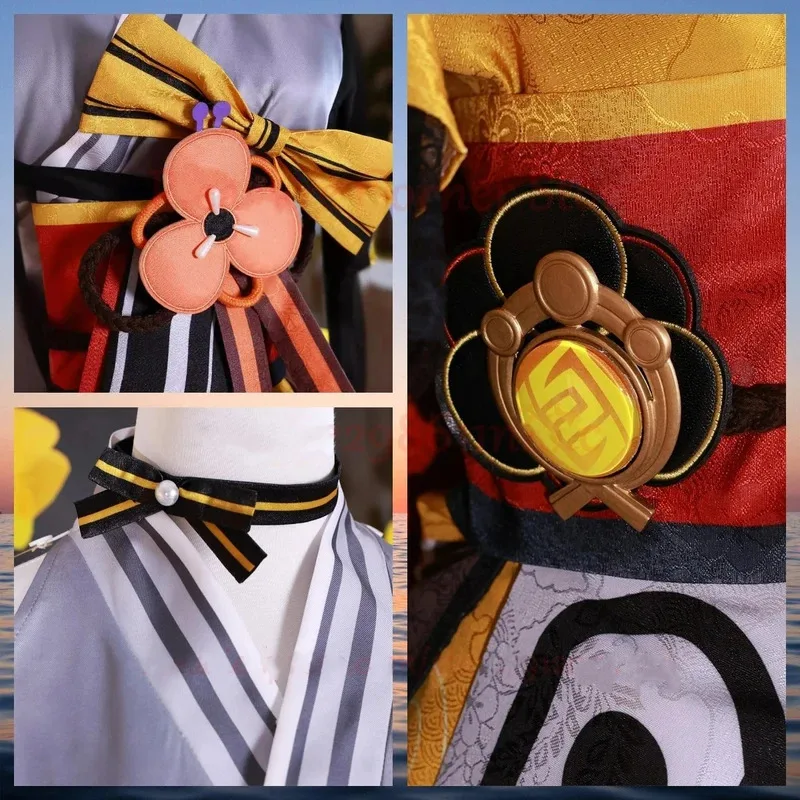 Disfraz de Chiori, conjunto completo de disfraz de Chiori, vestido, peluca, zapatos, juego de Anime Genshin Chiori, traje de Cosplay, disfraz de impacto