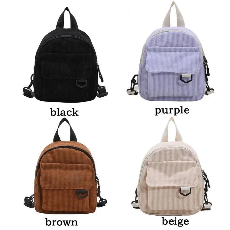 Mini Backpack Women Small Shoulder Bag Teenage Girls Multi-Function Small Bagpack Female Phone Pouch Weekend Travel Backpacks