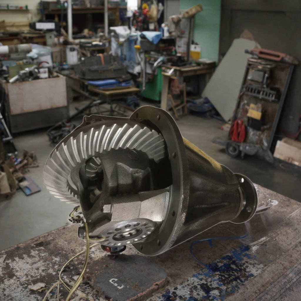 Differential Assembly, 11*41 11*43 12*43 Ratio, Rear Differential, 5L 2KD 20CrMnTiH3 Steel, Nodular Cast Iron, 215mm Pinion