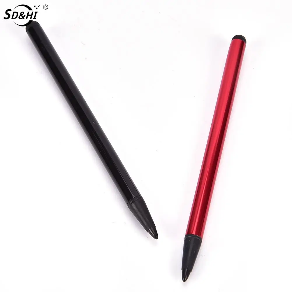 Wholesale 2 in 1 Pen Touch Pencil for Tablet iPad Cell Phone PC Capacitive Pen  Screen Stylus Capacitive Resistive